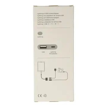 Apr22 Iphone Otg 2in1 - Beyaz