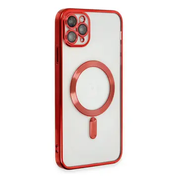 İphone 11 Pro Max Kılıf Kross Magneticsafe Kapak - Kırmızı