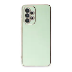 Samsung Galaxy A73 5g Kılıf Volet Silikon - Açık Yeşil