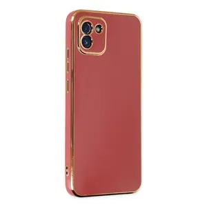 Samsung Galaxy A03 Kılıf Volet Silikon - Kırmızı