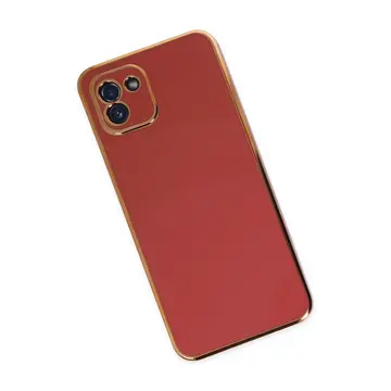 Samsung Galaxy A03 Kılıf Volet Silikon - Kırmızı