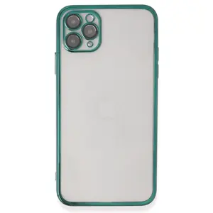 İphone 11 Pro Kılıf Razer Lensli Silikon - Yeşil