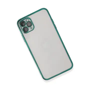 İphone 11 Pro Kılıf Razer Lensli Silikon - Yeşil