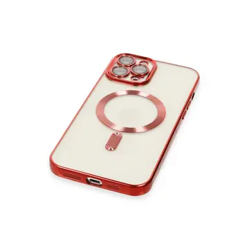İphone 12 Pro Max Kılıf Kross Magneticsafe Kapak - Kırmızı