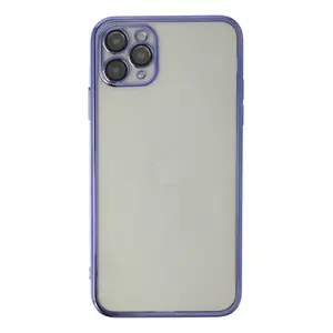 İphone 11 Pro Max Kılıf Razer Lensli Silikon - Mor
