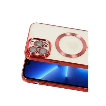 İphone 13 Pro Kılıf Kross Magneticsafe Kapak - Kırmızı