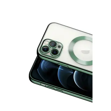 İphone 13 Pro Kılıf Kross Magneticsafe Kapak - Koyu Yeşil