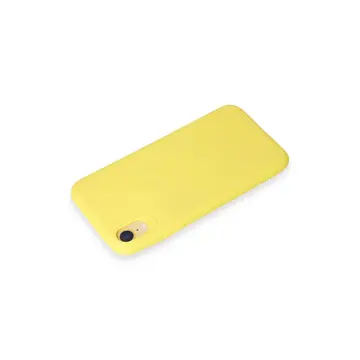 İphone Xr Kılıf First Silikon - Sarı