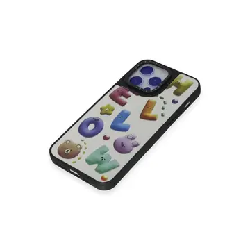 İphone 15 Pro Kılıf Mirror Desenli Kapak - Mirror - 15