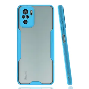 Xiaomi Redmi Note 10 Kılıf Platin Silikon - Mavi