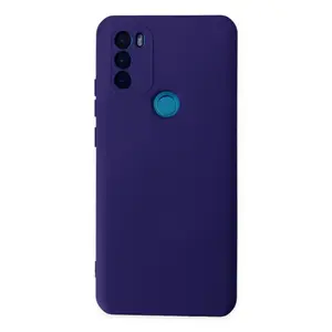 General Mobile Gm 21 Plus Kılıf Nano İçi Kadife Silikon - Mor