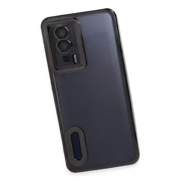 Xiaomi Poco F5 Pro Kılıf Slot Silikon - Siyah