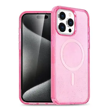 İphone 14 Pro Kılıf  Magsafe Kapak - Pembe