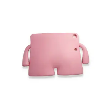 İpad Pro 11 (2021) Kılıf Karakter Tablet Silikon - Açık Pembe