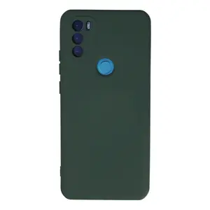 General Mobile Gm 21 Plus Kılıf Nano İçi Kadife Silikon - Koyu Yeşil