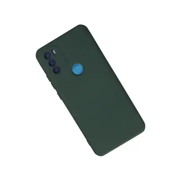 General Mobile Gm 21 Plus Kılıf Nano İçi Kadife Silikon - Koyu Yeşil
