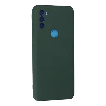 General Mobile Gm 21 Plus Kılıf Nano İçi Kadife Silikon - Koyu Yeşil