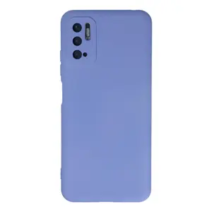 Xiaomi Redmi Note 10 5g Kılıf Nano İçi Kadife Silikon - Lila