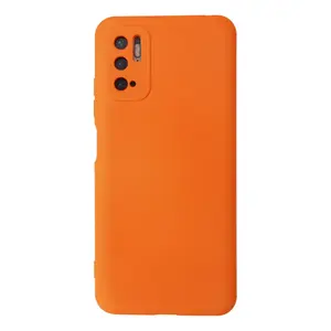 Xiaomi Redmi Note 10 5g Kılıf Nano İçi Kadife Silikon - Turuncu