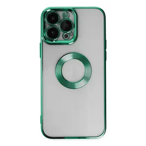 İphone 14 Pro Max Kılıf Slot Silikon - Köknar Yeşili