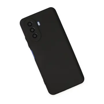 Huawei Nova Y70 Kılıf First Silikon - Siyah