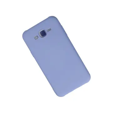 Samsung Galaxy J7 Kılıf Nano İçi Kadife Silikon - Lila