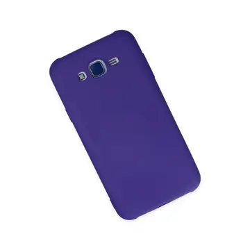 Samsung Galaxy J7 Kılıf Nano İçi Kadife Silikon - Mor
