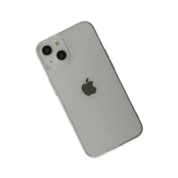 İphone 14 Plus Kılıf Pc Sert Şeffaf Kapak - Şeffaf