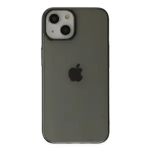 İphone 14 Plus Kılıf Pc Sert Şeffaf Kapak - Siyah