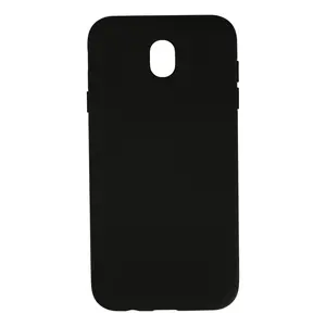 Samsung Galaxy J7 Pro / J730 Kılıf Nano İçi Kadife Silikon - Siyah