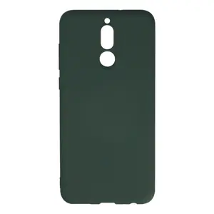 Huawei Mate 10 Lite Kılıf Nano İçi Kadife Silikon - Koyu Yeşil