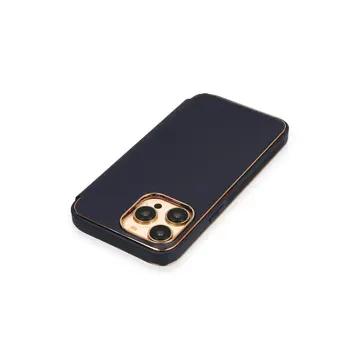 İphone 13 Pro Max Kılıf Dolpin Kapaklı - Lacivert