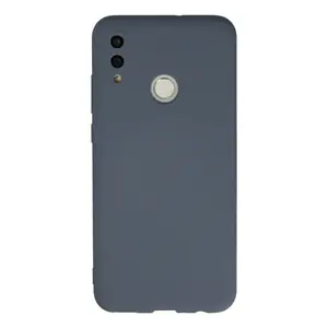 Huawei P Smart 2019 Kılıf Nano İçi Kadife Silikon - Gri