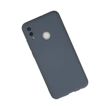 Huawei P Smart 2019 Kılıf Nano İçi Kadife Silikon - Gri