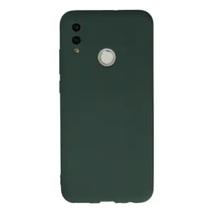 Huawei P Smart 2019 Kılıf Nano İçi Kadife Silikon - Koyu Yeşil