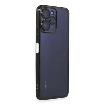Xiaomi Redmi 12 Kılıf Razer Lensli Silikon - Siyah