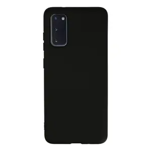 Samsung Galaxy S20 Kılıf Nano İçi Kadife Silikon - Siyah