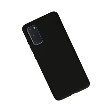 Samsung Galaxy S20 Kılıf Nano İçi Kadife Silikon - Siyah