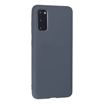 Samsung Galaxy S20 Kılıf Nano İçi Kadife Silikon - Gri