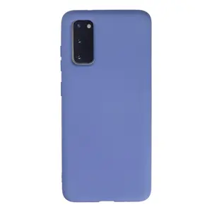 Samsung Galaxy S20 Kılıf Nano İçi Kadife Silikon - Lila