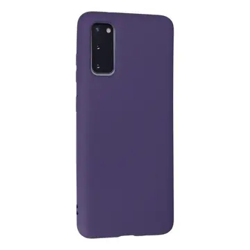 Samsung Galaxy S20 Kılıf Nano İçi Kadife Silikon - Mor
