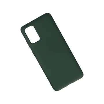 Samsung Galaxy S20 Plus Kılıf Nano İçi Kadife Silikon - Koyu Yeşil