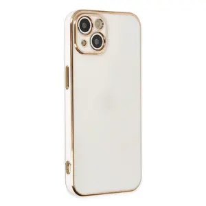 İphone 14 Kılıf Volet Silikon - Beyaz