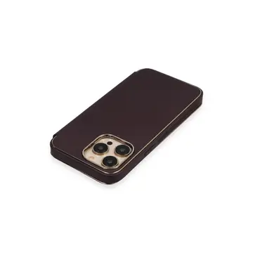 İphone 14 Pro Kılıf Dolpin Kapaklı - Derin Mor