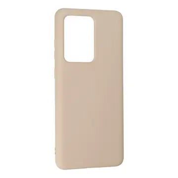 Samsung Galaxy S20 Ultra Kılıf Nano İçi Kadife Silikon - Pudra