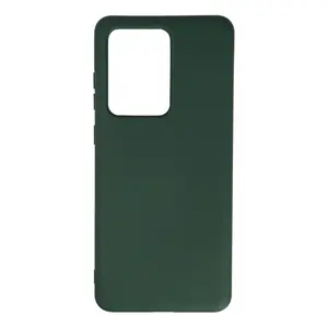 Samsung Galaxy S20 Ultra Kılıf Nano İçi Kadife Silikon - Koyu Yeşil