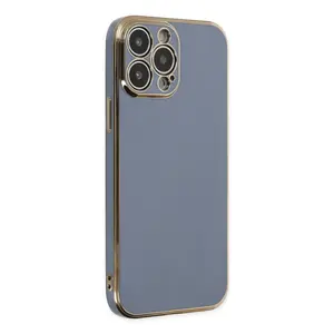 İphone 14 Pro Max Kılıf Volet Silikon - Mavi