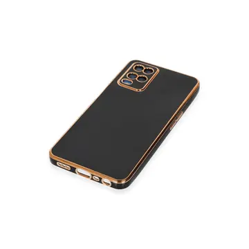 Oppo A54 4g Kılıf Volet Silikon - Siyah