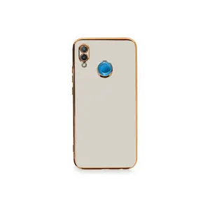 Huawei P20 Lite Kılıf Volet Silikon - Beyaz