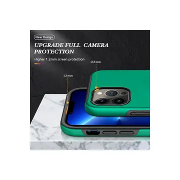 İphone 13 Pro Kılıf Elit Yüzüklü Kapak - Yeşil